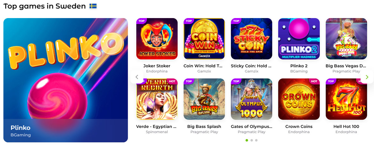 Spielautomaten bei Verde Casino